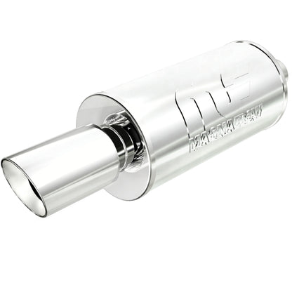 MagnaFlow 7" Round Center/Center Performance Muffler With Tip 14826 Photo - Primary