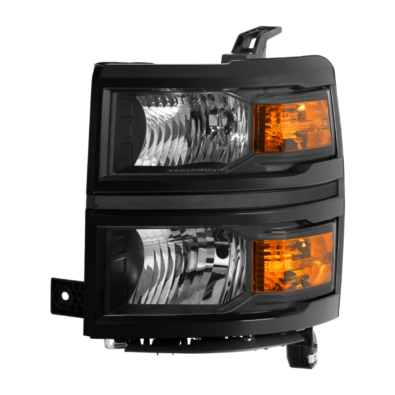SPYDER xTune Chevy Silverado 1500 14-15 (Non-HD) Driver Side Headlight Black - OEM Left HD-JH-CS14-OEBK-L 9040108 9040108 Photo - Primary