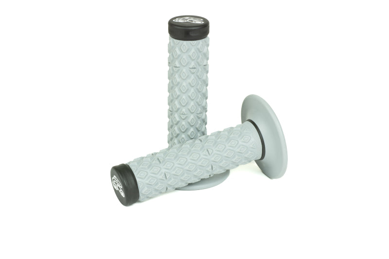 Renthal Soft/Firm MX Dual Compound Grips Tapered 1/2 Waffle - Gray/Black G202 G202 User 1