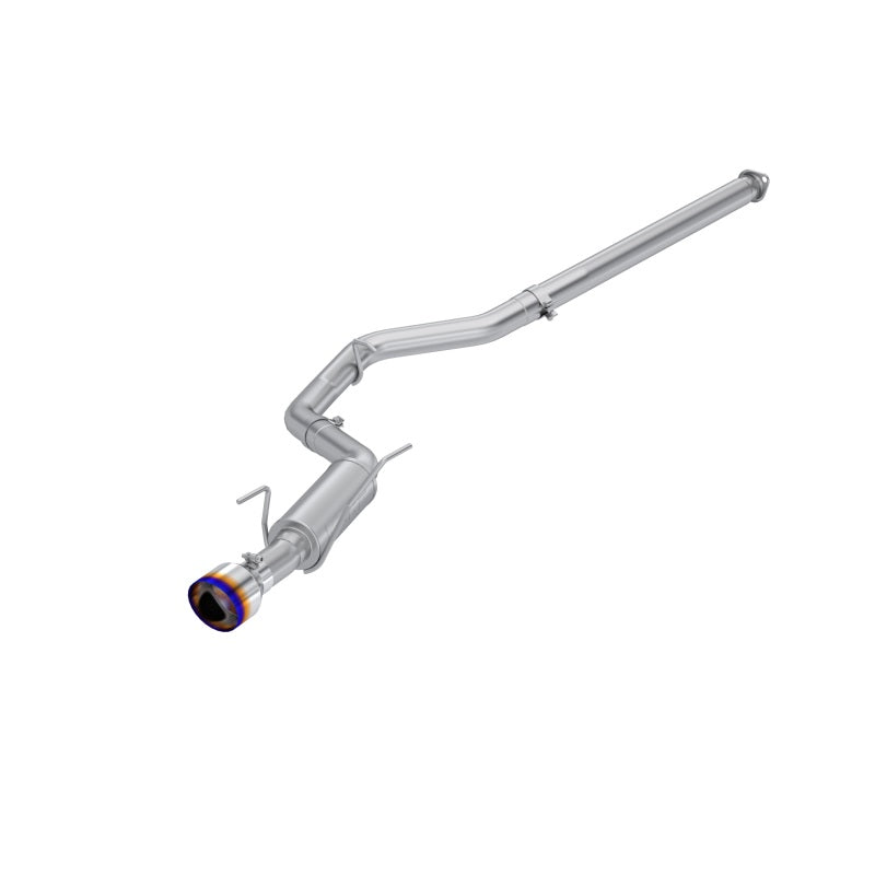 MBRP 2022 Subaru WRX 2.4L 3in Cat Back 5in OD w/ Single Burnt Tip - T304 S48093BE S48093BE Photo - Primary