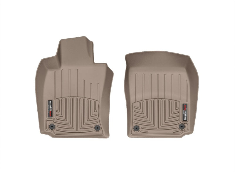 WeatherTech WT FloorLiner - Front - Tan Floor Mats Floor Mats - Rubber main image