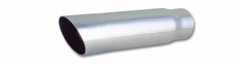 Vibrant 3.5" Round Stainless Steel Tip (Single Wall, Angle Cut) - 3" inlet, 11 1561 Photo - Primary