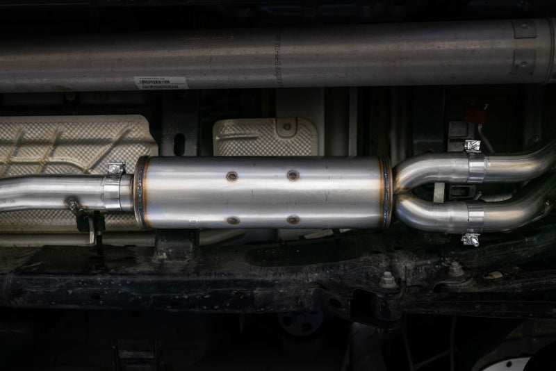 MBRP 2019 Ram 1500 5.7L (Crew Cab/Quad Cab ONLY) 2.5in Cat Back Dual Split Rear w/ 4.5in Tip - AL S5152AL S5152AL Photo - Mounted