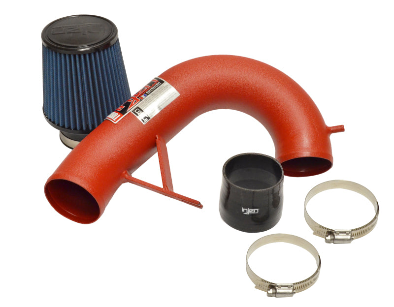 Injen Wrinkle Red Short Ram Air Intake 2017 Audi A4 (B9) 2.0L Turbo 4 Cyl SP3087WR Photo - out of package
