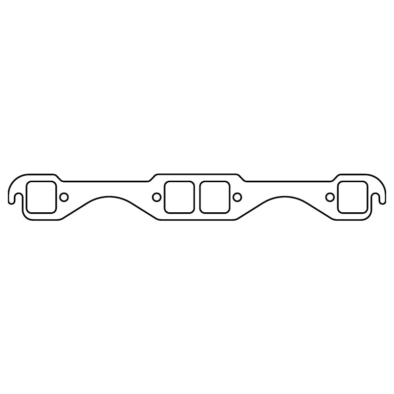 Cometic Gasket Cometic Chevy Gen1 Small Block V8 .030in MLS Exhaust Mani Gskt Set-1.550in x 1.450in Square Ports C15189-030 C15189-030 Photo - Primary
