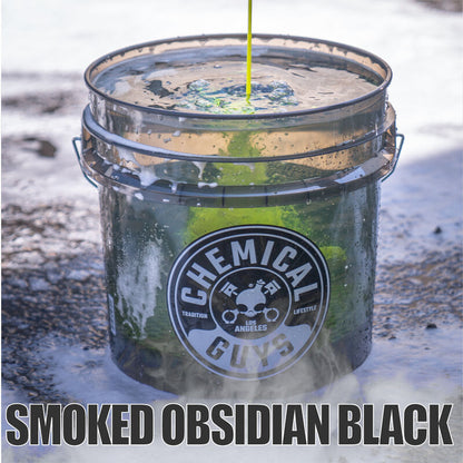 Chemical Guys Heavy Duty Detailing Bucket Smoked Black (4.5 Gal) ACC108 ACC108 User 1