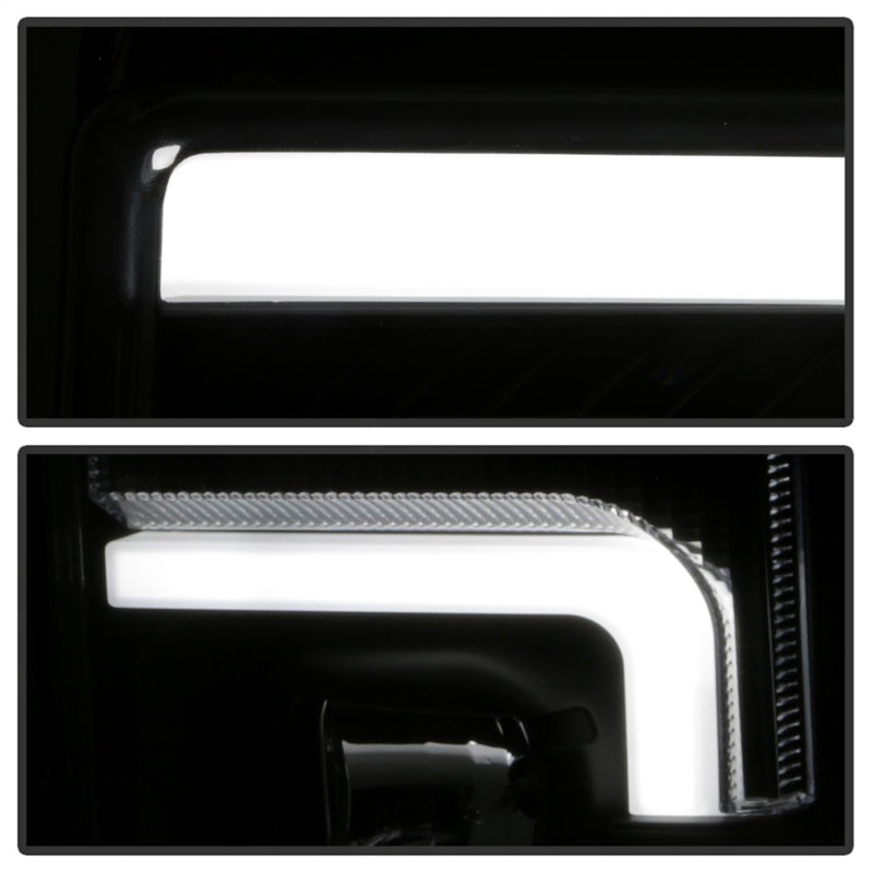 Spyder 17-18 Ford F250/F350/F450 Halogen Model Only -White Light Bar- Black- PRO-YD-FS17HALSI-BK 5087850 5087850 Photo - Unmounted