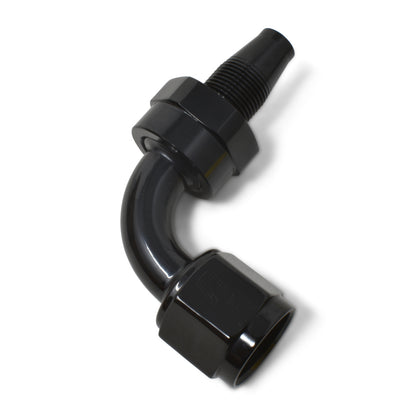 Russell -10 An Hose End Without Socket 90 Degree  Polished & Black Anodized 615183 Photo - out of package
