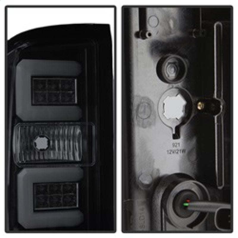 Spyder Chevy Silverado 16-17 Light Bar LED Tail Lights - Black Smoke ALT-YD-CS16-LED-BSM 5083739 5083739 Photo - Unmounted