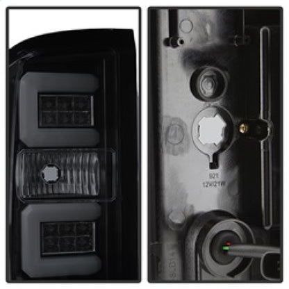 Spyder Chevy Silverado 16-17 Light Bar LED Tail Lights - Black Smoke ALT-YD-CS16-LED-BSM 5083739 5083739 Photo - Unmounted