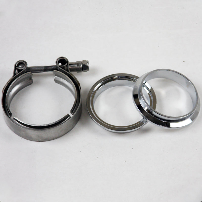 Granatelli Motor Sports Granatelli 2.5in Mating Male to Female Flanges w/V-Band Clamp 308525-1 308525-1 Photo - Primary