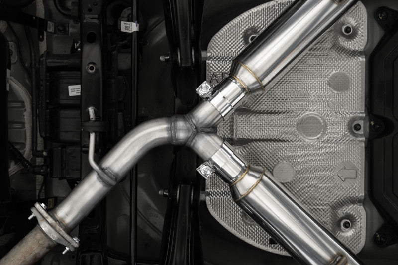 MBRP 22-24 Kia Forte GT Armor Lite AL Steel 3in Cat Back Exhaust w/ SS Tips S4711AL S4711AL Photo - Mounted