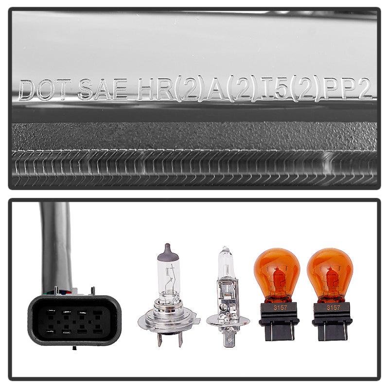 Spyder Chevy Silverado 2014-16 2500 HD Projector Headlights Light Bar DRL Chrm PRO-YD-CSHD14-LBDRL-C 5081049 5081049 User 1