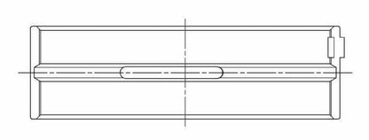 ACL **Coated** Ford Prod. V8 351C Race Series Engine Crankshaft Main Bearing Set 5M1010HC-010 5M1010HC-010 Technical Drawing