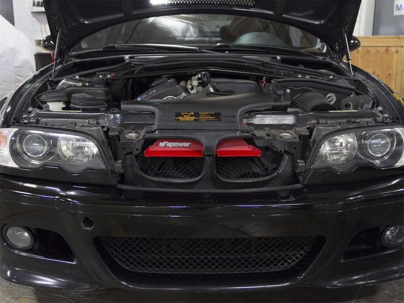 aFe Magnum FORCE Intake System Dynamic Air Scoop - BMW 3-Series/M3 (E46) 9 54-10468-R Photo - Mounted