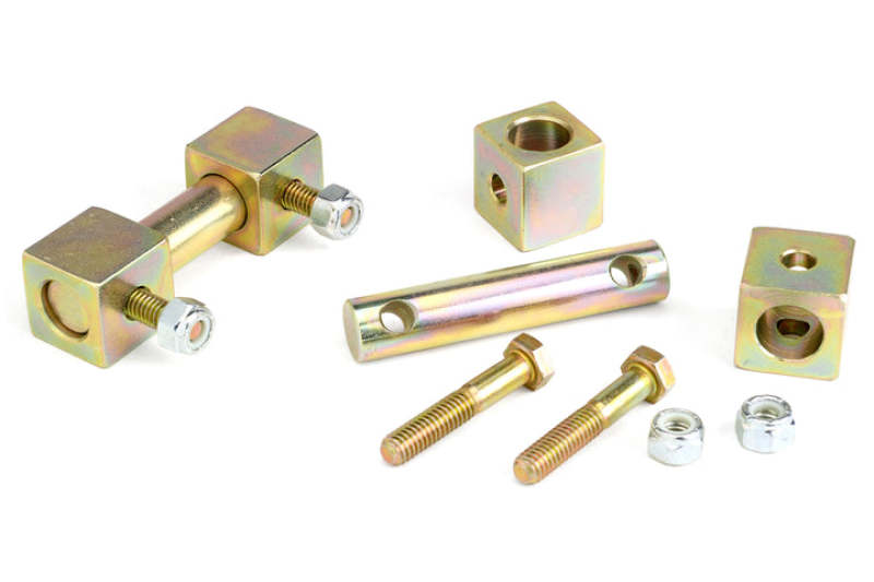 JKS Manufacturing Jeep Wrangler TJ/LJ Lower Shock Bar Pin Eliminator - Front JKS9603 JKS9603 Photo - Primary
