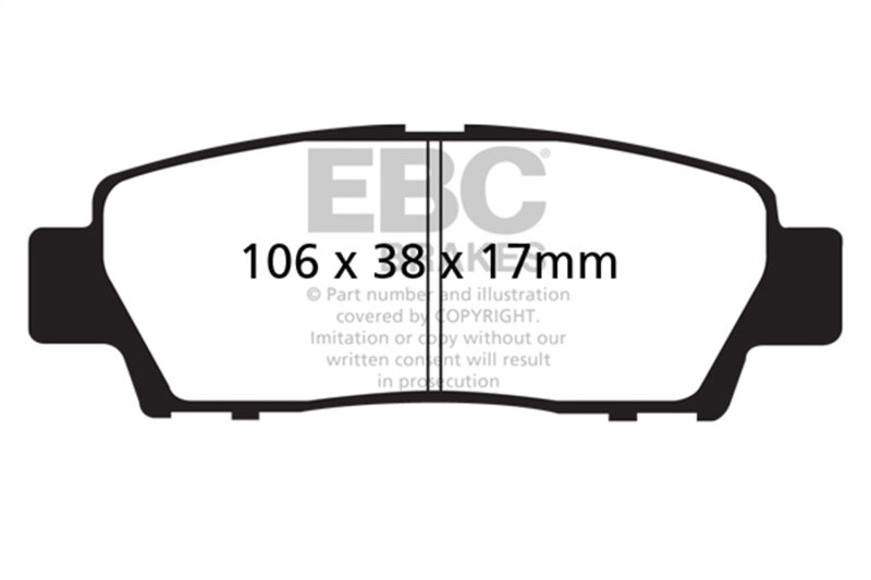 EBC Disc Brake Pad Set DP21714 Photo - Primary