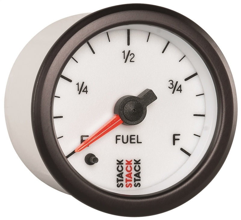 Autometer Stack 52mm 0-280 Ohm Programmable Pro Stepper Motor Fuel Level Gauge - White ST3365 ST3365 User 5