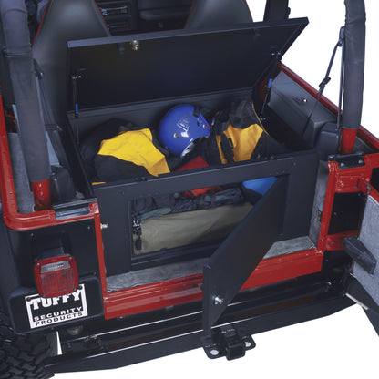 Tuffy Products Tuffy Rear Cargo Lockbox Steel Black 046-01 046-01 Photo - Mounted