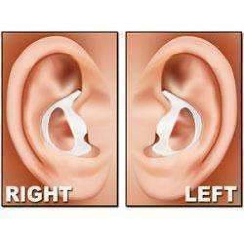 Rugged Radios Rubber Ear Mold Buds for Acoustic Tubes Left Ear / Dark Color EML-KIT-BLK EML-KIT-BLK Photo - Primary