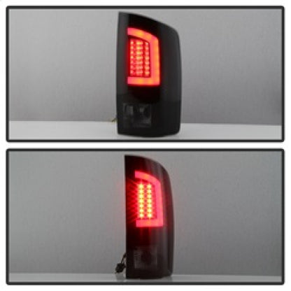 Spyder 07-09 Dodge Ram 2500/3500 V3 Light Bar LED Tail Lights - Blk Smoke ALT-YD-DRAM06V3-LBLED-BSM 5084279 5084279 Photo - Unmounted