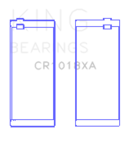 King Engine Bearings King 97-07 Ford 2.5L/2.9L/3.0L (Size STD) Rod Bearing Set CR1018XA CR1018XA Photo - Primary