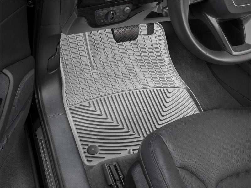WeatherTech 2017+ Audi Q7 Front Rubber Mats - Grey W376GR W376GR Photo - Mounted
