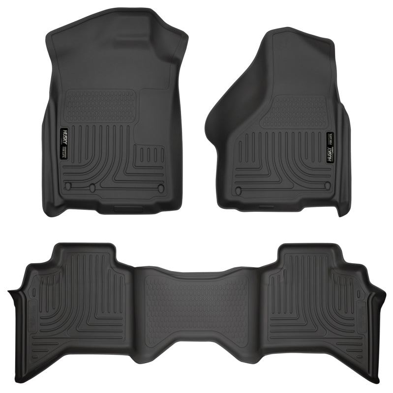 Husky Liners 03-08 Dodge Ram 1500/2500/3500 Quad Cab WeatherBeater Combo Black 98031 Photo - Primary