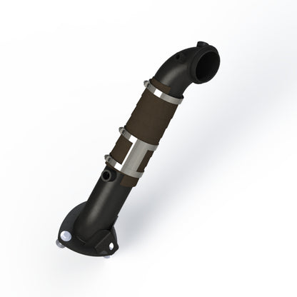 MBRP 15-16 Chevy/GMC 6.6L Duramax 3in Down Pipe (For 3 Bolt Flange Style Connection) GMCA428 GMCA428 Photo - Primary