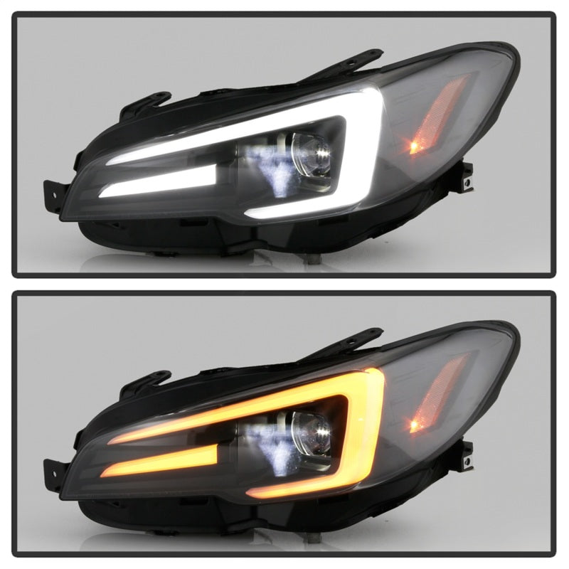 Spyder Subaru Impreza WRX 15-20 Halogen High-Power LED Headlights- Black PRO-YD-SWRX15HALAP-SBSEQ-BK 5088093 5088093 Photo - Unmounted
