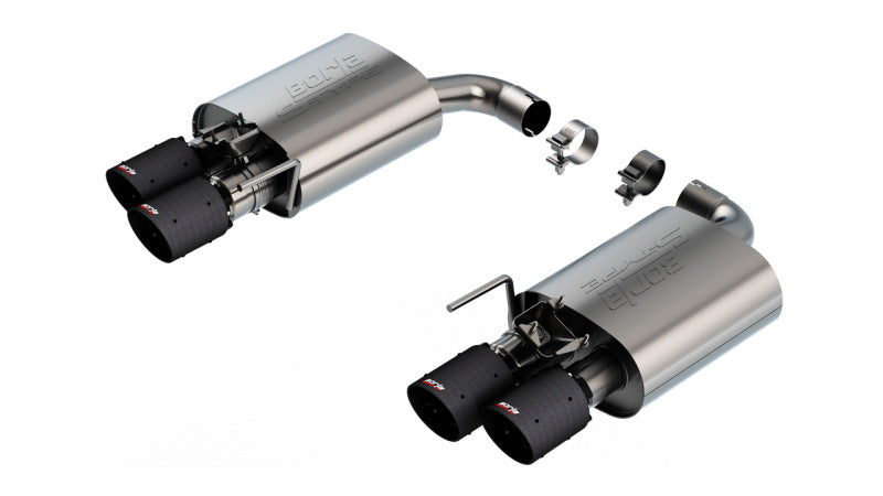 Borla 2024 Ford Mustang GT 5.0L V8 w/ Active Exhaust S-Type Axle-Back Exhaust System - Carbon Fiber 11985CFBA 11985CFBA Photo - Primary