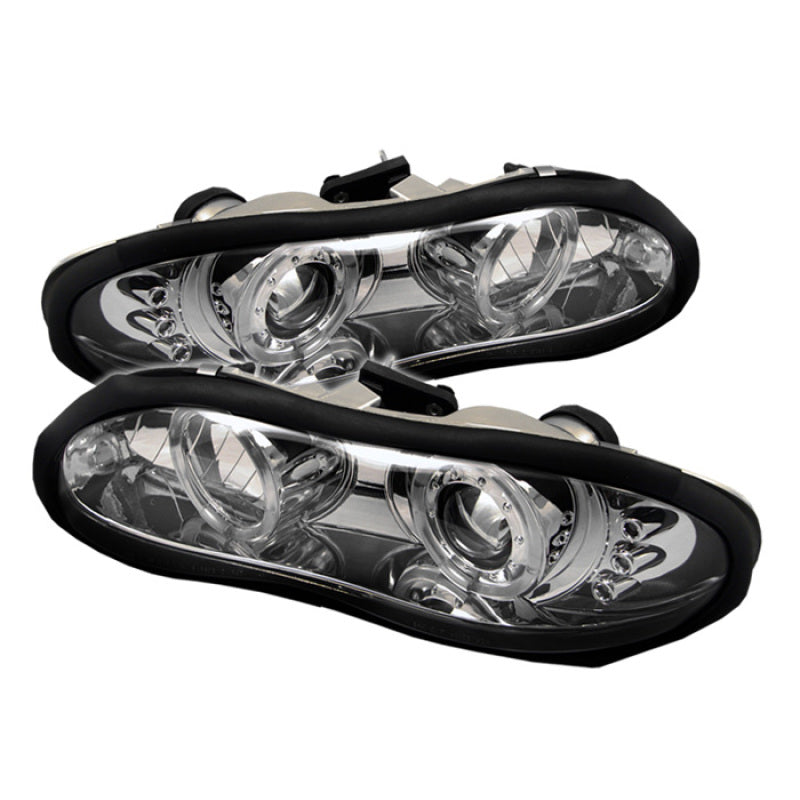 Spyder Chevy Camaro 98-02 Projector Headlights LED Halo LED Chrm - Low H1 PRO-YD-CCAM98-HL-C 5009241 5009241 Photo - Primary