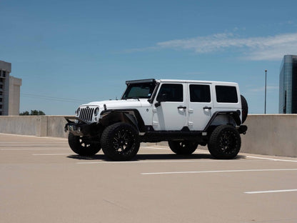Road Armor 07-18 Jeep Wrangler JK Stealth Front Winch Bumper w/Bar Guard Mid Width - Tex Blk 5072F3B 5072F3B Photo - Primary