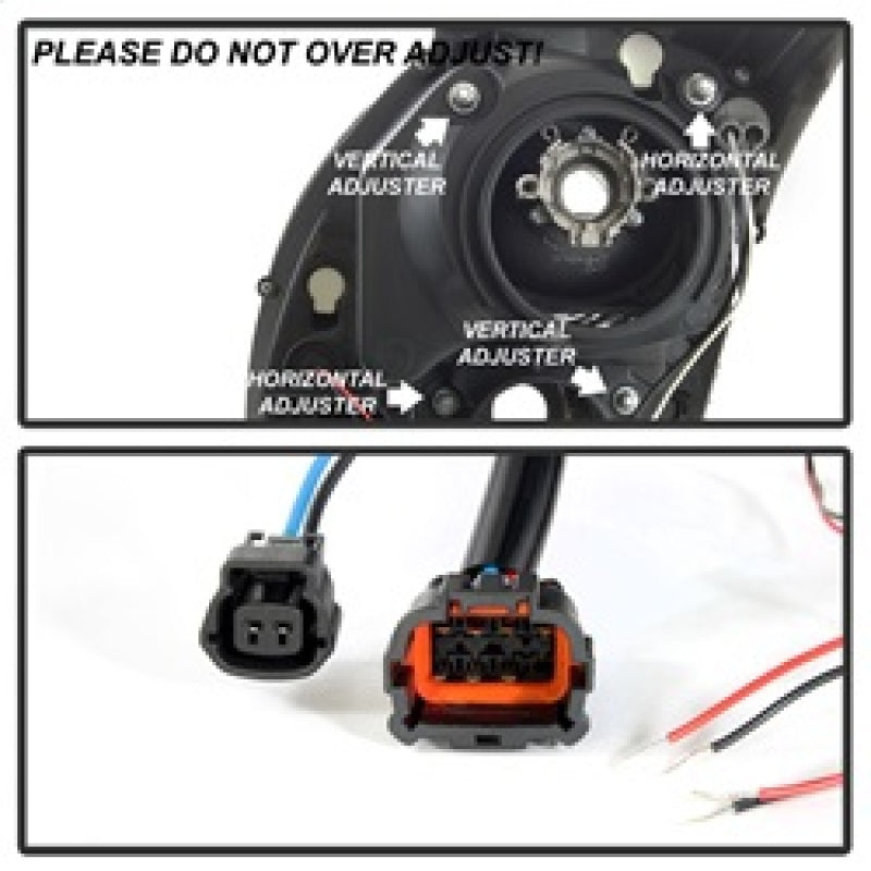 Spyder Infiniti G35 03-07 2DR Projector Halogen - LED Halo DRL Blk High H4 PRO-YD-IG35032D-DRL-BK 5011060 5011060 Photo - Unmounted