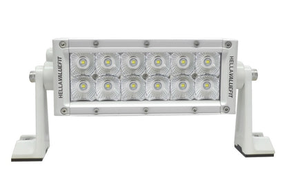 Hella Value Fit 8in Light - 36W Dual Row White Housing Flood Beam - LED 357208011 357208011 Photo - Unmounted