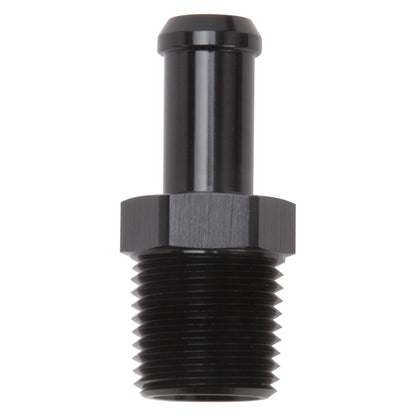 Edelbrock Hose End, Straight, 1/2" NPT TO 1/2" Barb, Black Anodize 8119 Photo - Primary