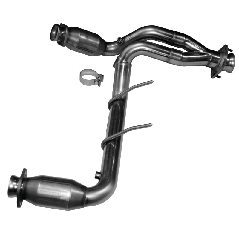 Kooks 09-10 Ford F-150/ Ford Raptor 5.4L 3V 2 1/2in x 2 1/2in OEM Exhaust GREEN Cat Y Pipe 13503300 13503300 Photo - Primary