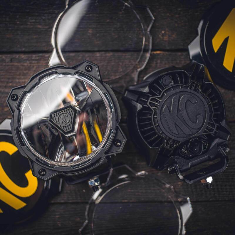 KC HiLiTES Gravity Titan LED 6in. - Single Light (Wide-40 Beam) 91402 91402 Photo - lifestyle view