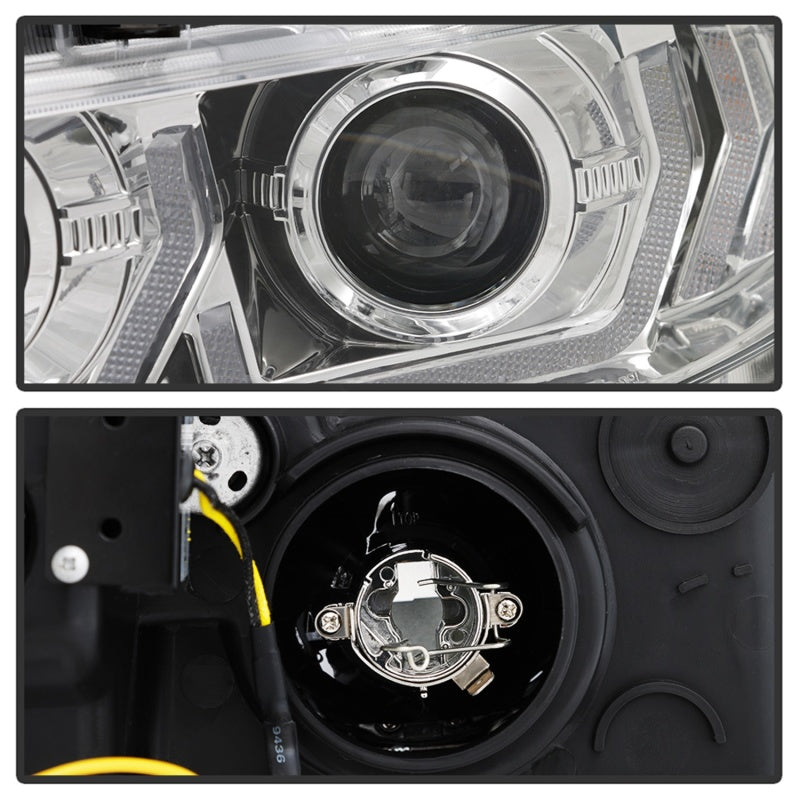 Spyder 16-18 Honda Civic 4Dr w/LED Seq Turn Sig Lights Proj Headlight - Chrome - PRO-YD-HC16-SEQ-C 5086082 5086082 Photo - Unmounted