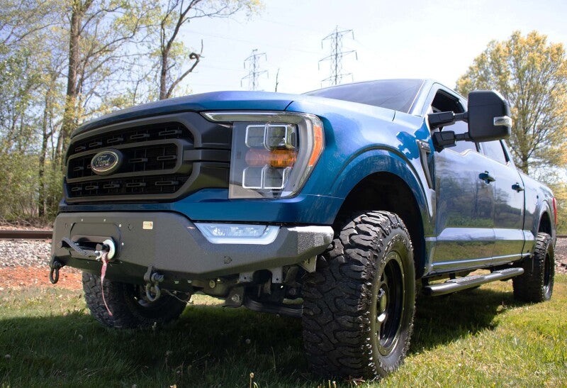 Fishbone Offroad 2021+ F150 Pelican Winch Plate Only (Fits FB22366) - Black Texture FB22393 FB22393 Photo - lifestyle view