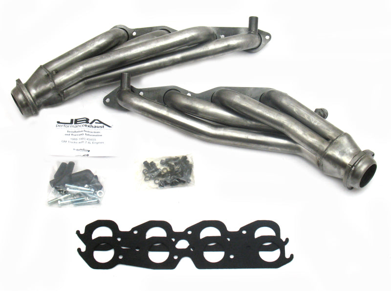 JBA 96-00 GM Truck 7.4L Voretc w/EGR & A.I.R. 1-3/4in Primary Raw 409SS Cat4Ward Header 1823S 1823S Photo - Primary