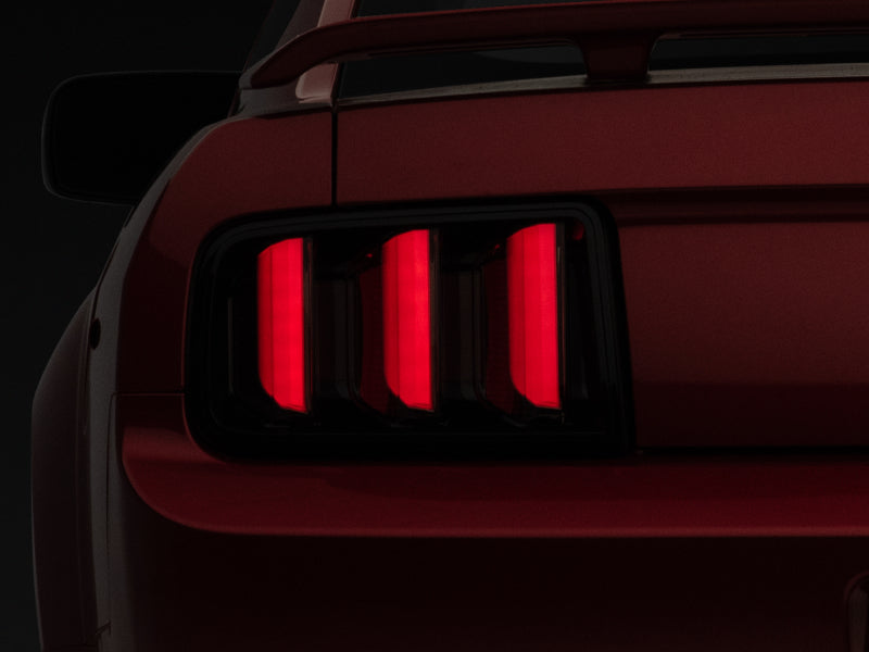 Raxiom 05-09 Ford Mustang Vector V2 LED Tail Lights- Black Housing (Smoked Lens) 408588 408588 Photo - Primary