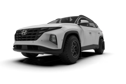 Rally Armor 2022 Hyundai Tucson Black UR Mud Flap w/ Red Logo MF75-UR-BLK-RD MF75-UR-BLK-RD User 1