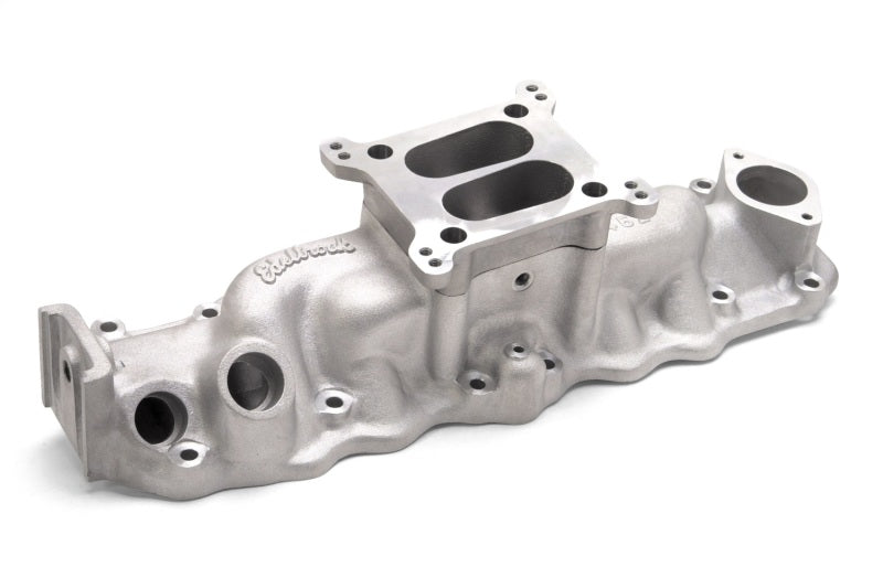 Edelbrock  4-barrel Intake Manifold For 1949-53 Ford Flathead, Satin 1107 Photo - Unmounted