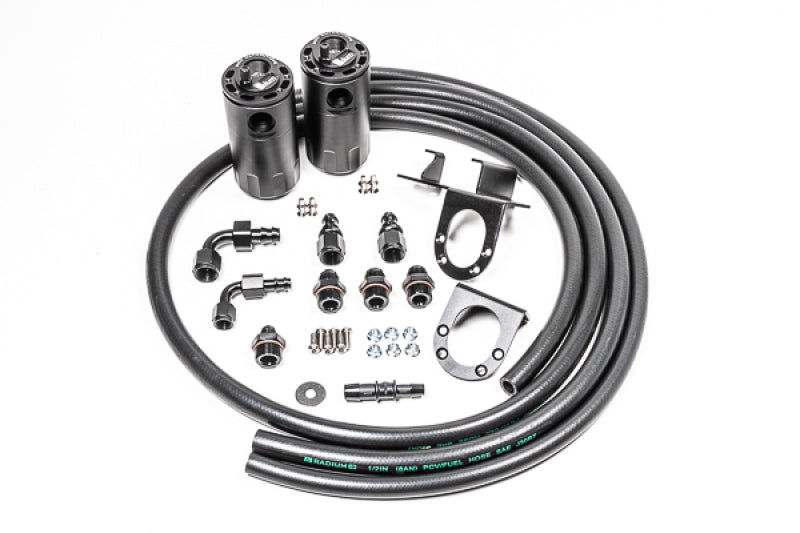 Radium Engineering 07-21 Toyota Tundra Dual Catch Can Kit Fluid Lock 20-0240-FL 20-0240-FL Photo - Primary