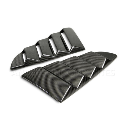 Anderson Composites 2015-2017 Ford Mustang Type-V Style Window Louvers - Vented AC-WL15FDMU-V AC-WL15FDMU-V Photo - Primary