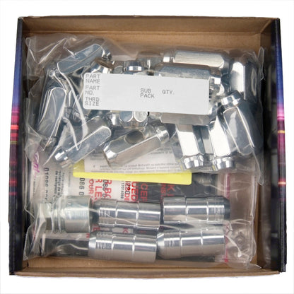 McGard 5 Lug Hex Install Kit w/Locks (Cone Seat Nut) M14X1.5 / 22mm Hex / 1.635in. Length - Chrome 84525 84525 Photo - in package