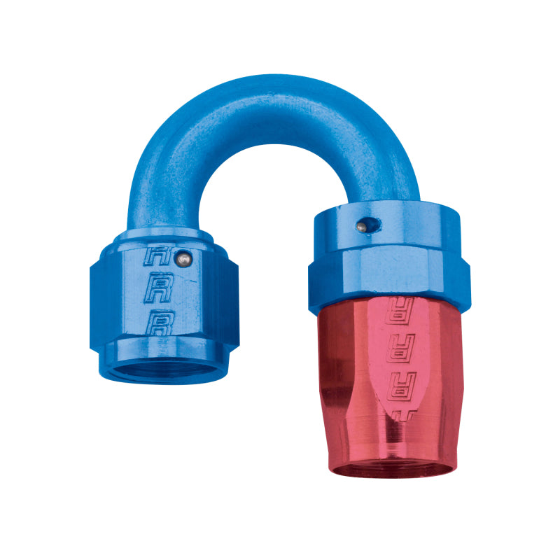 Russell Performance -10 AN Red/Blue 180 Degree Full Flow Swivel Hose End (With 15/16in Radius) 613520 613520 Photo - Primary