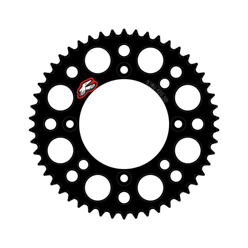 Renthal 2025 KTM 65 Rear Chain Wheel - Black 420-50GP Teeth 518U-420-50GPBK 518U-420-50GPBK User 1