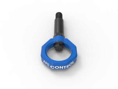 aFe Control Front Tow Hook Blue 20-21 Toyota GR Supra (A90) 450-721001-L 450-721001-L Photo - Unmounted